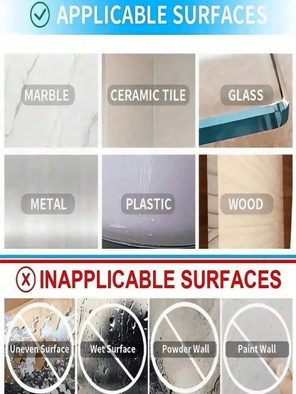 50pcs Heavy Duty Nano Double-Sided Adhesive Tapes, Waterproof Tapes, Square Transparent Nano Double-Sided Tape Stickers, Multi-Purpose Double-Sided Adhesive Tapes, Strong Adhesive Stickers For Wall Ha