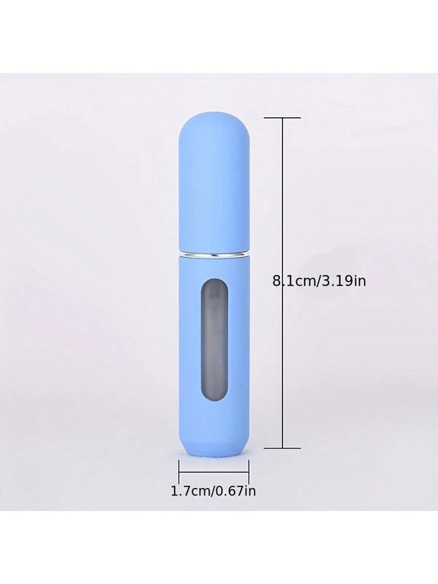 5ml Portable Perfume Refillable Spray Bottle With Pump And Atomizer, Suitable For Travel And Cosmetic Storage, Hot Selling