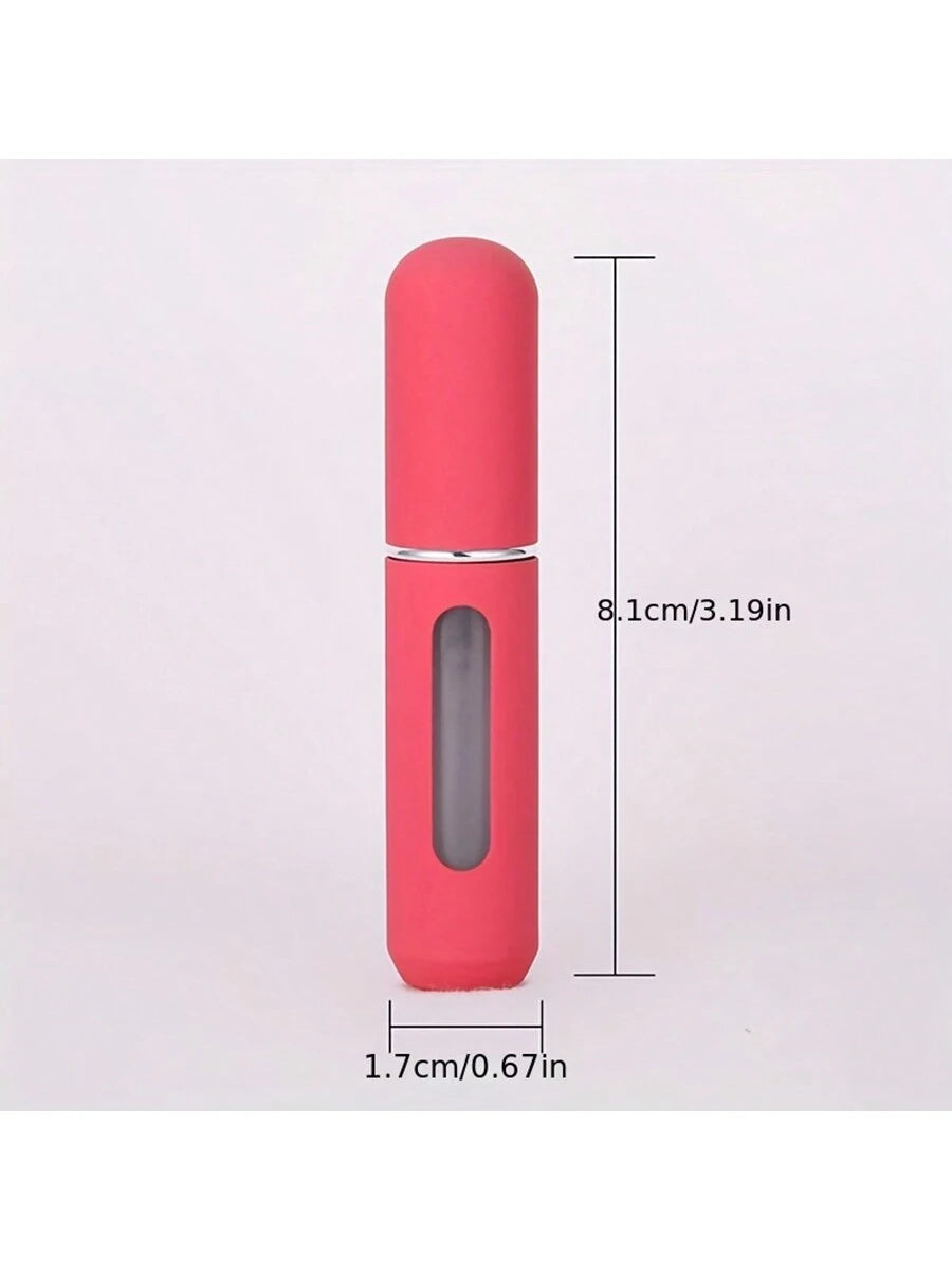 5ml Portable Perfume Refillable Spray Bottle With Pump And Atomizer, Suitable For Travel And Cosmetic Storage, Hot Selling