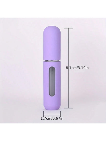 5ml Portable Perfume Refillable Spray Bottle With Pump And Atomizer, Suitable For Travel And Cosmetic Storage, Hot Selling