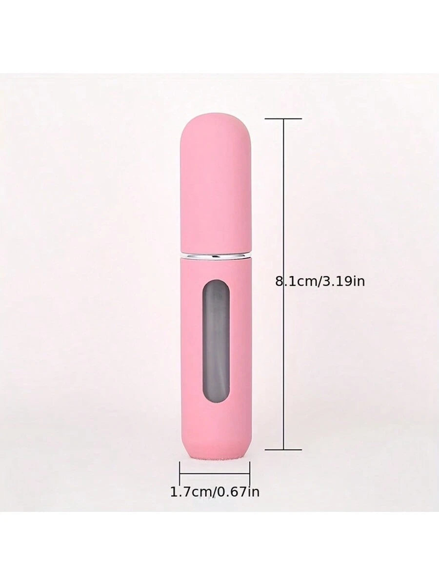 5ml Portable Perfume Refillable Spray Bottle With Pump And Atomizer, Suitable For Travel And Cosmetic Storage, Hot Selling
