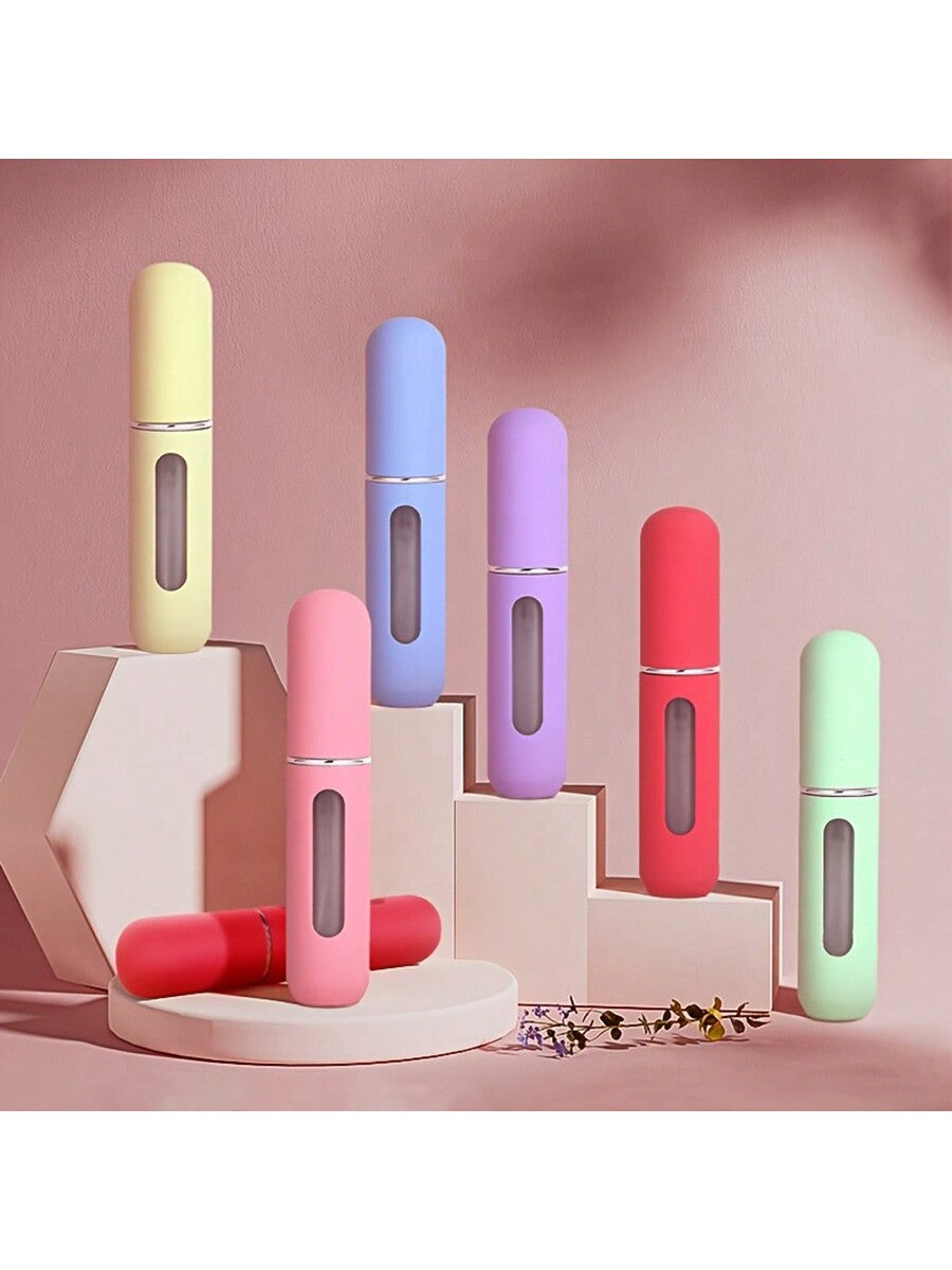 5ml Portable Perfume Refillable Spray Bottle With Pump And Atomizer, Suitable For Travel And Cosmetic Storage, Hot Selling