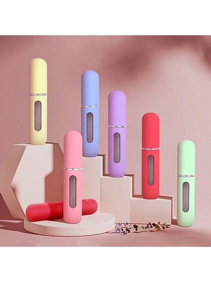 5ml Portable Perfume Refillable Spray Bottle With Pump And Atomizer, Suitable For Travel And Cosmetic Storage, Hot Selling