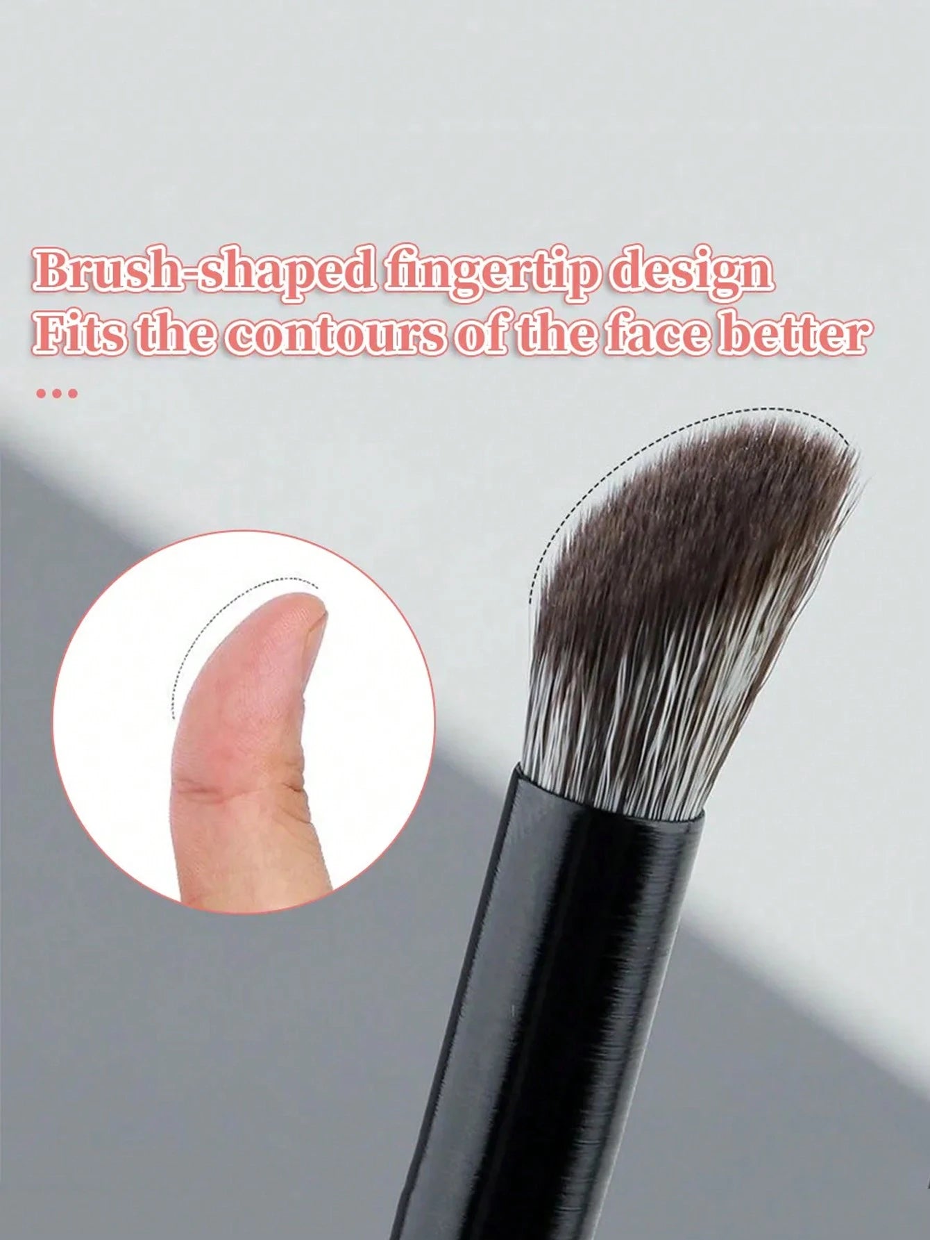 5pcs Contour Brush Set For Nose & Face, Eyeshadow, Highlight, Blending & Concealer, Makeup Tools,Brush Set,Makeup Brush Kit,Make Up Brush Set,Make Up Set Complete,Makeup Brush Set,Complete Makeup Kit