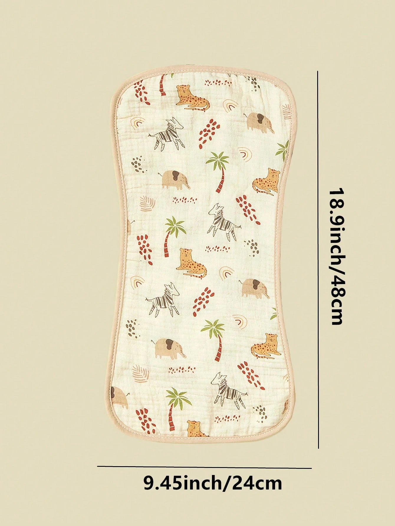 5pcs/Pack Cotton Muslin Bibs For Baby Boys Girls, Floral & Whale Print Burp Cloths, Soft & Versatile