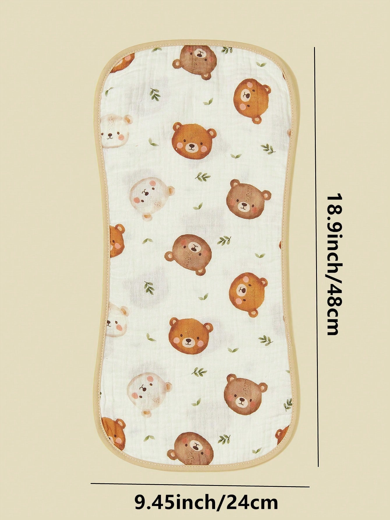 5pcs/Pack Soft Cotton Muslin Baby Bibs For Boys & Girls, Floral, Whale Design, Comfortable Multi-Use Burp Cloths