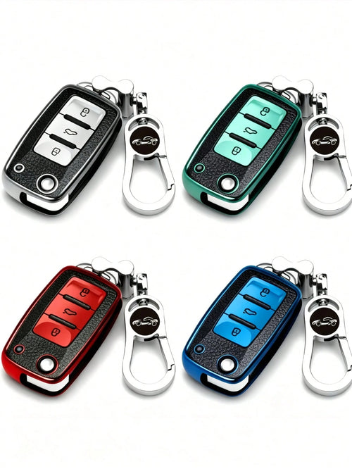 6 3 5 Passat Touran Bora Golf 4/5/6 Tiguan Jetta Lavida Octavia Car Key Protective Cover Anti-Drop Anti-Dust Key Pouch