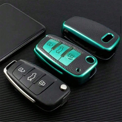 6 3 5 Passat Touran Bora Golf 4/5/6 Tiguan Jetta Lavida Octavia Car Key Protective Cover Anti-Drop Anti-Dust Key Pouch