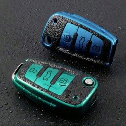 6 3 5 Passat Touran Bora Golf 4/5/6 Tiguan Jetta Lavida Octavia Car Key Protective Cover Anti-Drop Anti-Dust Key Pouch