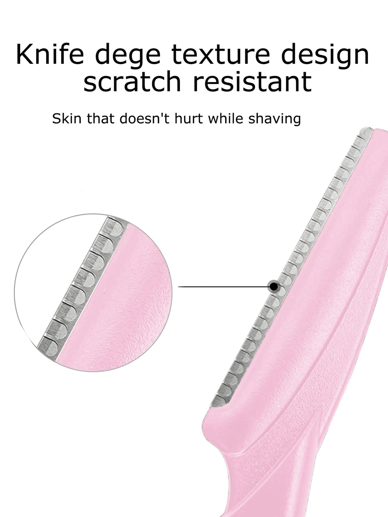 60/30/12/6/3/1pc Light Pink Set, Eyebrow Trimmer, Exfoliating Shaver, Body Hair Remover And Facial Trimmer, Women's Eyebrow Grooming Tool, Suitable For Daily Use Or Travel, Gift, Budget-Friendly, Trav