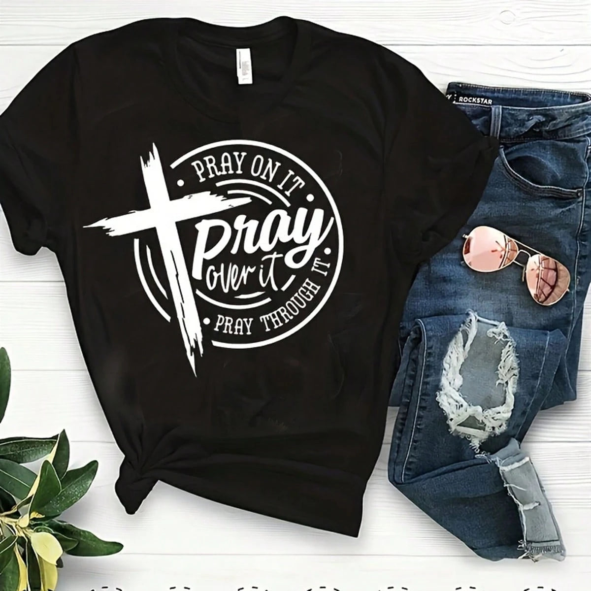 6pcs/Set Pray Designs Large DIY Iron-On DTF Transfers- Washable Heat Transfer Designs For Clothing, T-Shirts, Masks, Jeans, And Backpacks- Ready Press Decals With Plastisol Patch