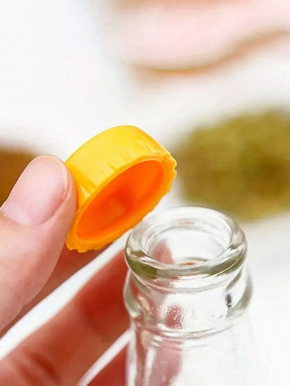 6pcs/Set Reusable Silicone Bottle Cap, Sealed Beer Lid, Kitchen Vinegar Soy Sauce Bottle, Soda Cola Wine Preservation Lid, Reusable Practical Colorful Wine Stopper For Wine Beer Beverage Bottle, Food