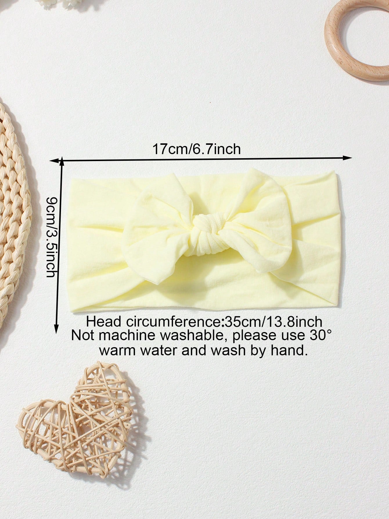 7pcs/Set Candy Color Nylon Bows Headbands Set For Infant, Suitable For Daily Wear