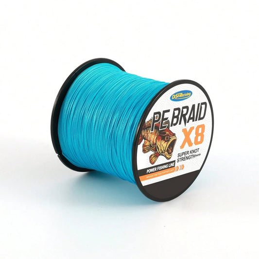 8pcs High Quality PE Braided Fishing Line- High Strength, Abrasion Resistant, Durable, Available In 100m/300m/500m Lengths, Fishing Tool, Fishing Gift