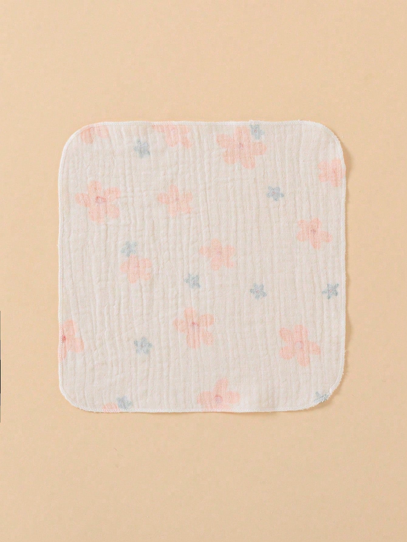 8pcs Lightweight Breathable Single-Layer Baby Bibs, Feeding Wipes, Multi-Purpose Cloths, Suitable For All Seasons