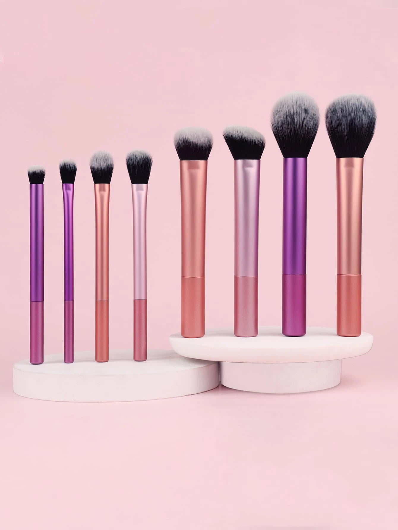 8Pcs Professional Makeup Brush Set, Including Powder Brush, Blush Brush, Contour Brush, Eyeshadow Brush, Highlighter Brush, And Other Makeup Tools,Brush Set,Makeup Brush Kit,Make Up Brush Set,Make Up