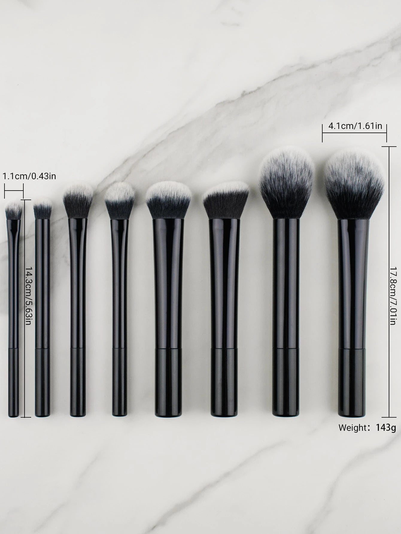 8Pcs Professional Makeup Brush Set, Including Powder Brush, Blush Brush, Contour Brush, Eyeshadow Brush, Highlighter Brush, And Other Makeup Tools,Brush Set,Makeup Brush Kit,Make Up Brush Set,Make Up