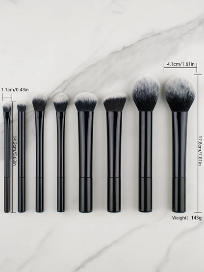 8Pcs Professional Makeup Brush Set, Including Powder Brush, Blush Brush, Contour Brush, Eyeshadow Brush, Highlighter Brush, And Other Makeup Tools,Brush Set,Makeup Brush Kit,Make Up Brush Set,Make Up