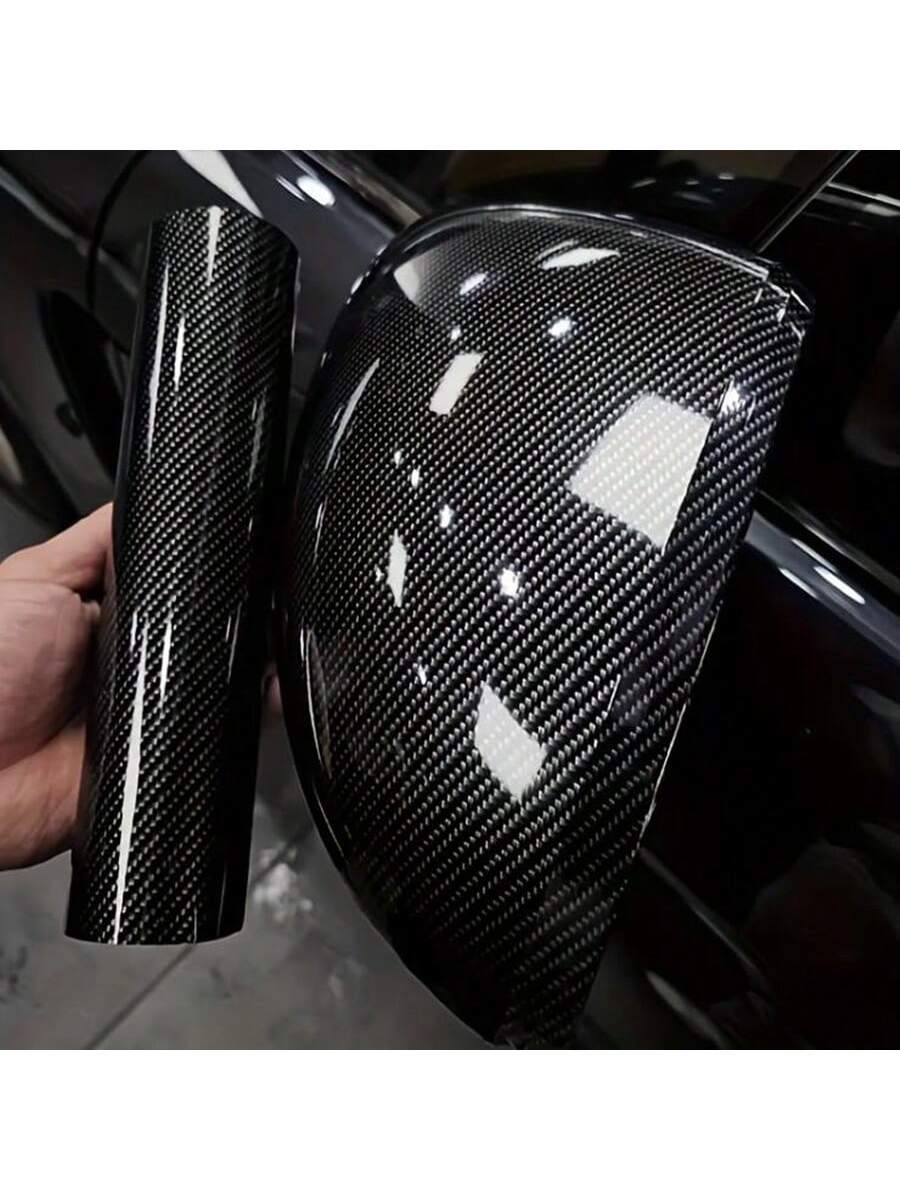 9D Forged Carbon Fiber Vinyl Wrap PET Film, 30cm X 152cm, Heat Resistant, Waterproof Sticker For Motorcycle And Car Body, Rearview Mirror Decals, Interior And Exterior Modification, Protective Film