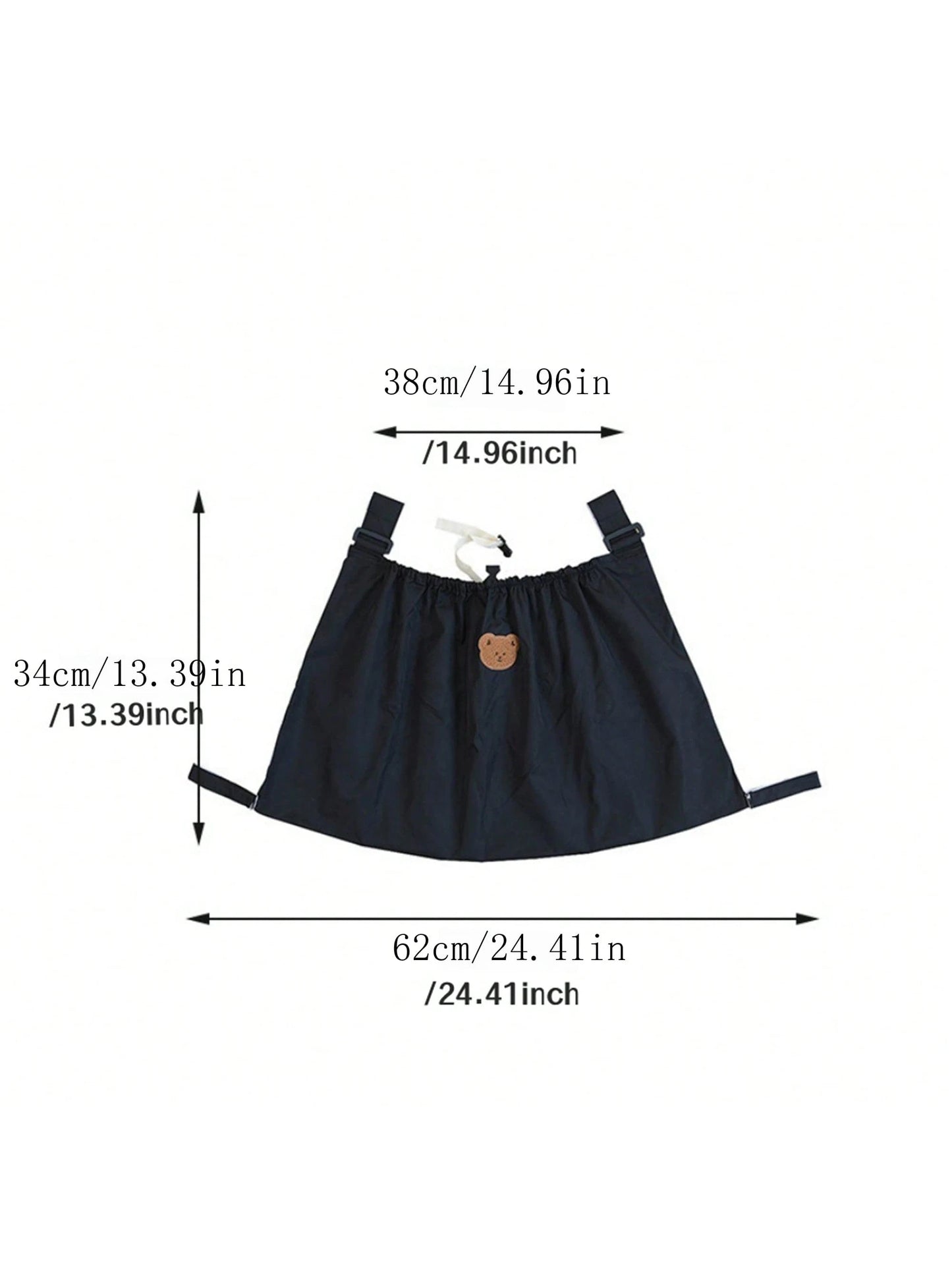 A Waterproof Bear-Themed Stroller Storage Bag For Convenient Outings