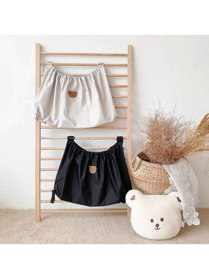 A Waterproof Bear-Themed Stroller Storage Bag For Convenient Outings