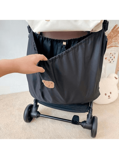 A Waterproof Bear-Themed Stroller Storage Bag For Convenient Outings
