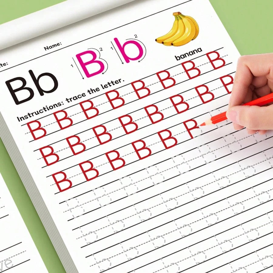 "ABC Tracing Letters Workbook: 32 Pages Of Alphabet & Number Tracing, Early Education Handwriting Practice, Perfect For Preschool Skill Building & Literacy Development"