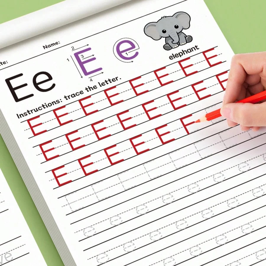 "ABC Tracing Letters Workbook: 32 Pages Of Alphabet & Number Tracing, Early Education Handwriting Practice, Perfect For Preschool Skill Building & Literacy Development"