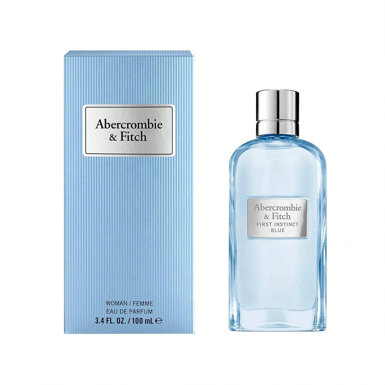 Abercrombie & Fitch First Instinct Blue Eau De Parfum Spray For Women EDP 3.4oz/100ml- Perfume For Long Lasting Suitable For Birthday, Office, Gift, Daily Use