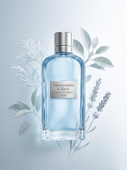 Abercrombie & Fitch First Instinct Blue Eau De Parfum Spray For Women EDP 3.4oz/100ml- Perfume For Long Lasting Suitable For Birthday, Office, Gift, Daily Use