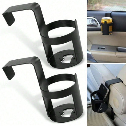 Adjustable Backseat Cup Holder| Car Drink And Bottle Rack| Truck Bottle Holder And Storage Solution| Sturdy Shock-Proof Design, Easy To Install| Space-Saving, Keeps Car Interior Tidy| Universal B
