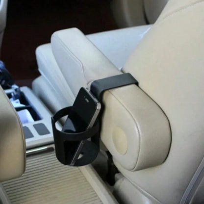 Adjustable Backseat Cup Holder| Car Drink And Bottle Rack| Truck Bottle Holder And Storage Solution| Sturdy Shock-Proof Design, Easy To Install| Space-Saving, Keeps Car Interior Tidy| Universal B