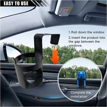 Adjustable Backseat Cup Holder| Car Drink And Bottle Rack| Truck Bottle Holder And Storage Solution| Sturdy Shock-Proof Design, Easy To Install| Space-Saving, Keeps Car Interior Tidy| Universal B
