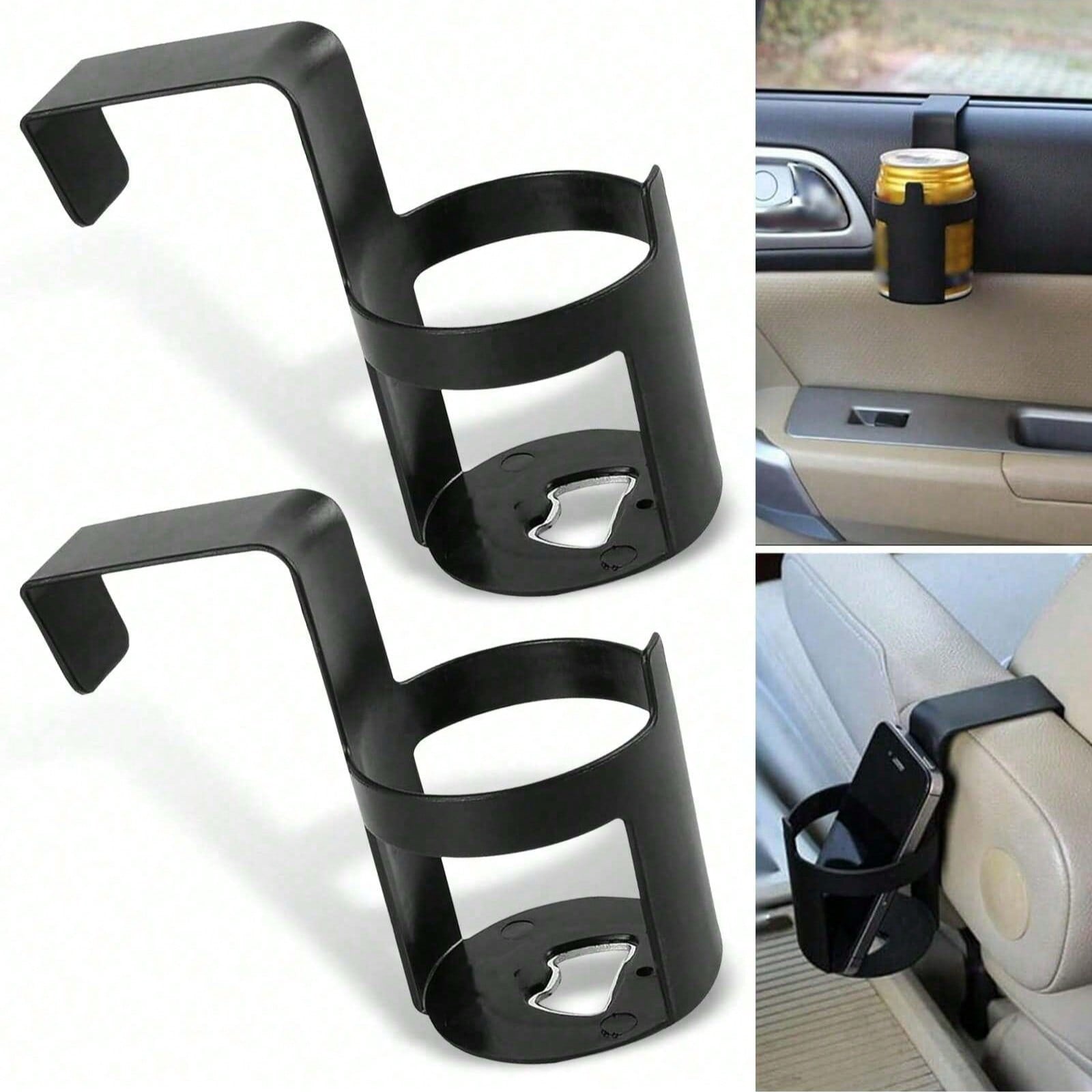 Adjustable Backseat Cup Holder| Car Drink And Bottle Rack| Truck Bottle Holder And Storage Solution| Sturdy Shock-Proof Design, Easy To Install| Space-Saving, Keeps Car Interior Tidy| Universal B