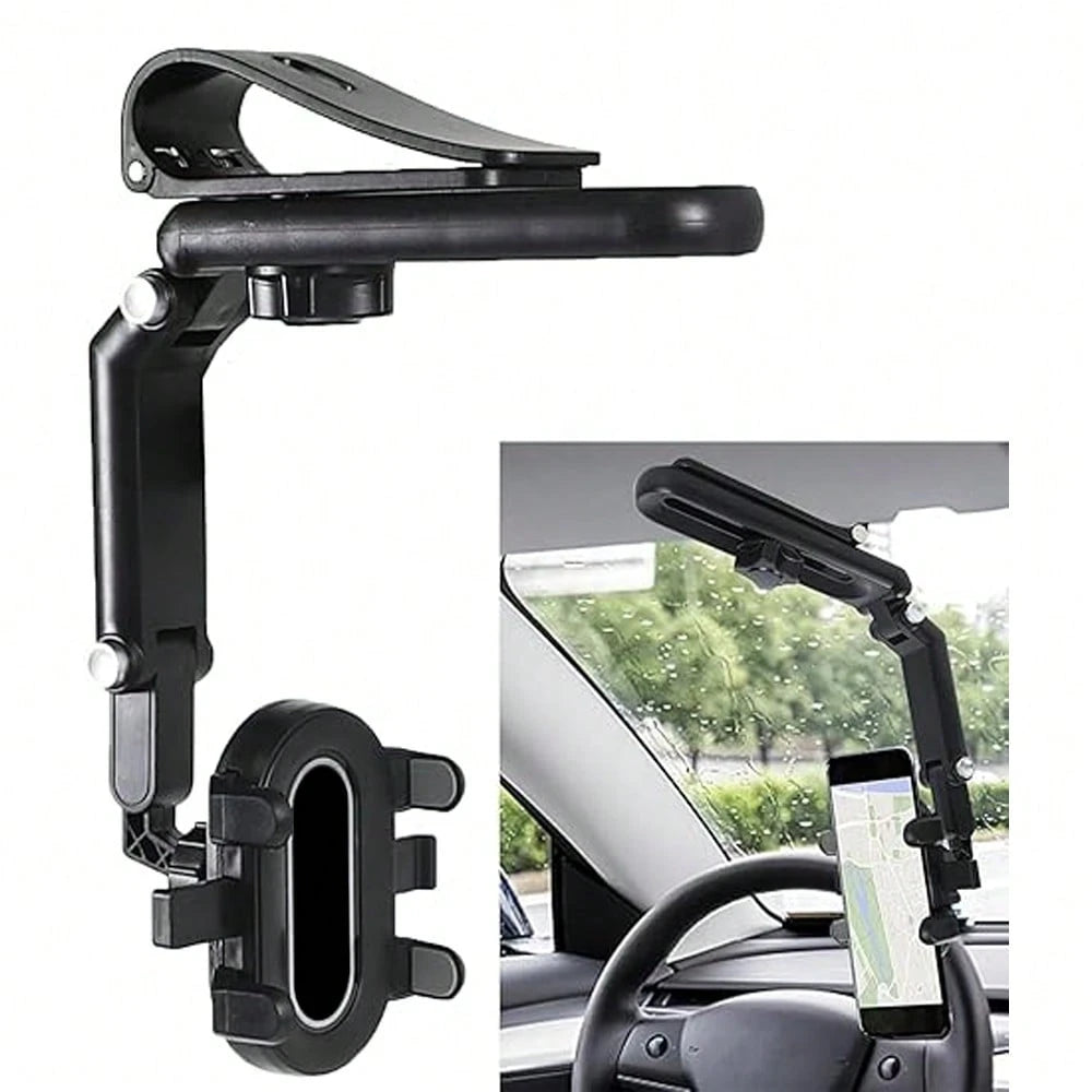 Adjustable Cantilever Sun Visor Multi-Joint Long Arm Fashionable Car Phone Holder Multifunctional Suitable For Navigation And Universal Car Accessories, Gift For Men Women