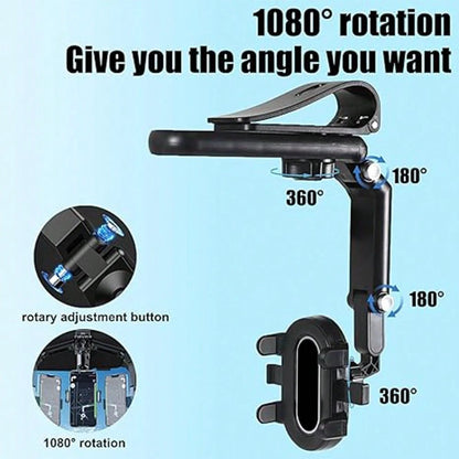 Adjustable Cantilever Sun Visor Multi-Joint Long Arm Fashionable Car Phone Holder Multifunctional Suitable For Navigation And Universal Car Accessories, Gift For Men Women