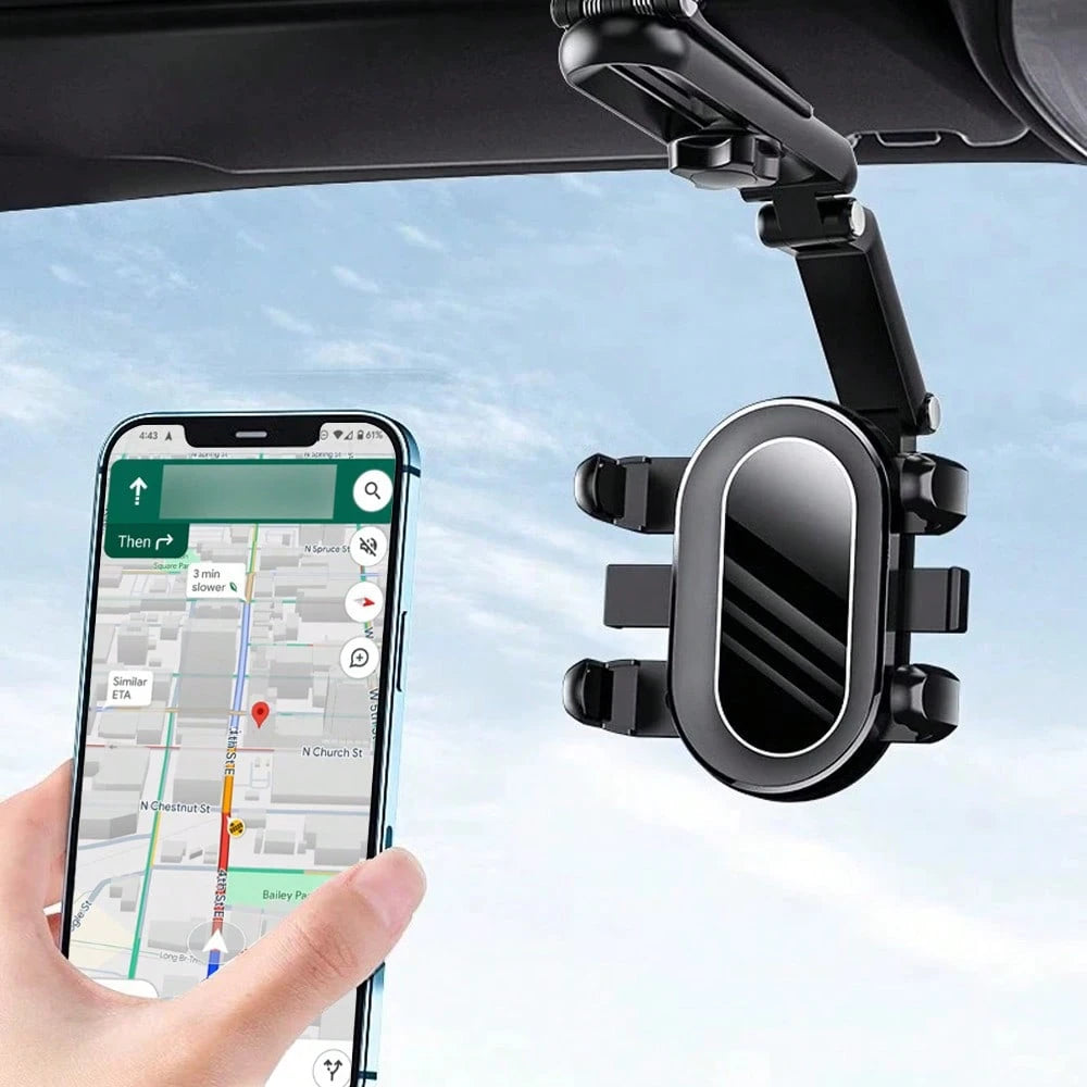 Adjustable Cantilever Sun Visor Multi-Joint Long Arm Fashionable Car Phone Holder Multifunctional Suitable For Navigation And Universal Car Accessories, Gift For Men Women