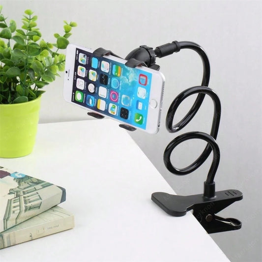 Adjustable Slouchy Mobile Phones Holder Universal Flexible Arm Clip Portable Home Bed Desktop Bracket Smartphone Holder Mount Stand Compatible With IPhone, Android Phone, Gift For Birthday, Family, Fr