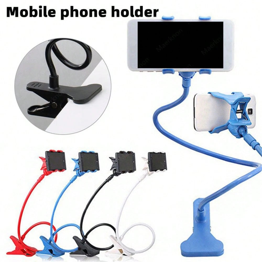 Adjustable Slouchy Mobile Phones Holder Universal Flexible Arm Clip Portable Home Bed Desktop Bracket Smartphone Holder Mount Stand Compatible With IPhone, Android Phone, Gift For Birthday, Family, Fr