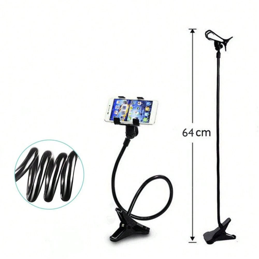 Adjustable Slouchy Mobile Phones Holder Universal Flexible Arm Clip Portable Home Bed Desktop Bracket Smartphone Holder Mount Stand Compatible With IPhone, Android Phone, Gift For Birthday, Family, Fr