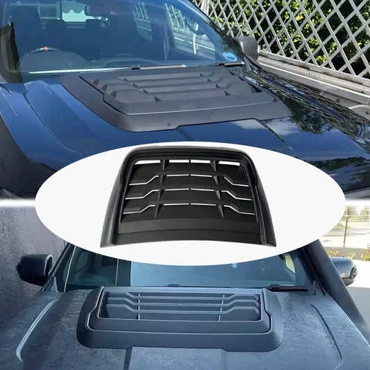 Air Flow Intake Hood Scoop Vent Bonnet Cover Trim Car Decorative Matt Black