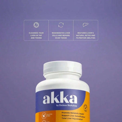 AKKA 3 Pack Premium Liver Cleanse Detox & Repair Superbiotic- Supports Liver Health & Function, Boosts Energy, Digestion & Metabolism With Bioavailable Pasteurized Akkermansia, Non-GMO, Gluten-Free
