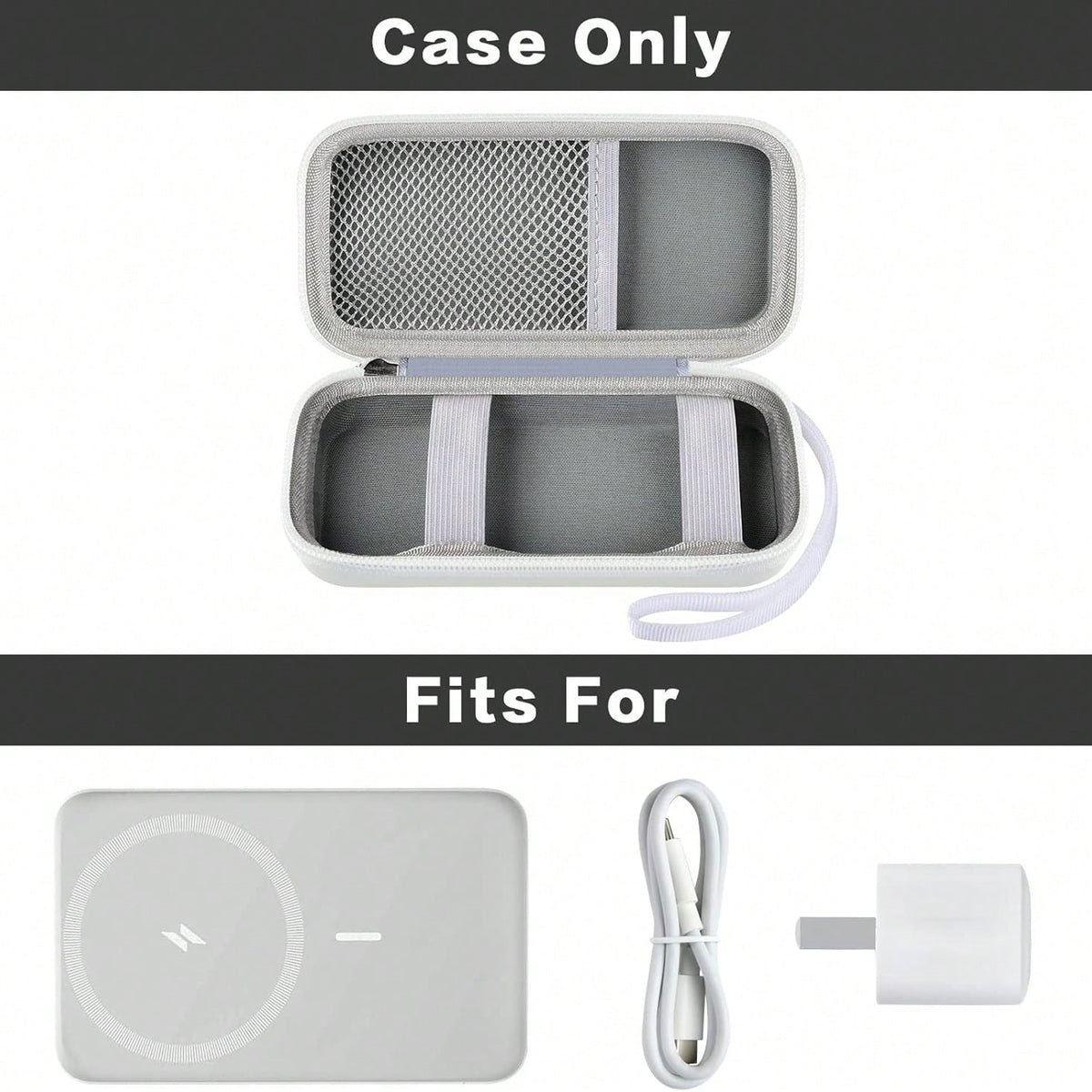 ALKOO Power Bank Case Compatible With Anker 334 MagGo PowerCore 10K Zolo Magnetic 10000 MAh 633 622 621 321 Portable Charger Travel Storage Holder Case Only