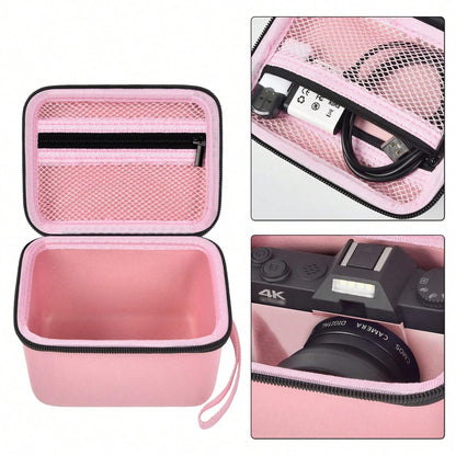 ALKOO Vlogging Camera Case Compatible With Duluvulu TEBNGIHNM Zheozeig Oiadek 4K Digital Camera Travel Storage Bag For Lens Cable Accessories Gear Case Only