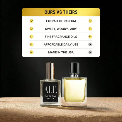ALT. FRAGRANCES Executive No. 26- Inspired By Avntus, Perfume For Men, Extrait De Parfum, Long Lasting Woody Fruity Perfume For Men With Bergamot, Pineapple & Oakmoss
