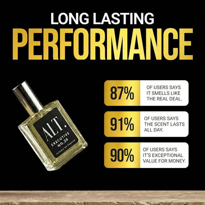 ALT. FRAGRANCES Executive No. 26- Inspired By Avntus, Perfume For Men, Extrait De Parfum, Long Lasting Woody Fruity Perfume For Men With Bergamot, Pineapple & Oakmoss
