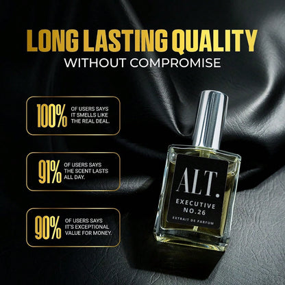 ALT. FRAGRANCES Executive No. 26- Inspired By Avntus, Perfume For Men, Extrait De Parfum, Long Lasting Woody Fruity Perfume For Men With Bergamot, Pineapple & Oakmoss