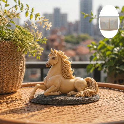 Arabian Horse Resin Silicone Candle Mold| Suitable For Displaying Plaster Statues, Epoxy Resin And Plaster Furniture Decor. Reusable, Easy Release, Fine Hair Texture Design. Suitable For Aromatherapy