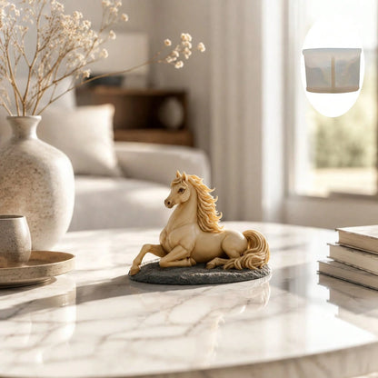 Arabian Horse Resin Silicone Candle Mold| Suitable For Displaying Plaster Statues, Epoxy Resin And Plaster Furniture Decor. Reusable, Easy Release, Fine Hair Texture Design. Suitable For Aromatherapy