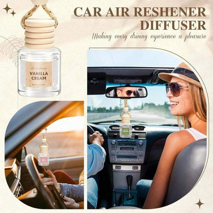AROIC Car Freshener Women, 6 Pack Freshener Diffuser, Hanging Fragrance Essential Oil Diffuser, Long Lasting Fragrance Fresheners Scents Accessories Cute Car Interior Unisex